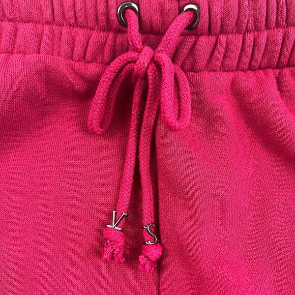 Victoria's Secret On Point Rhinestone Bling Sweatpants Burgundy Size XXL - Picture 7 of 13